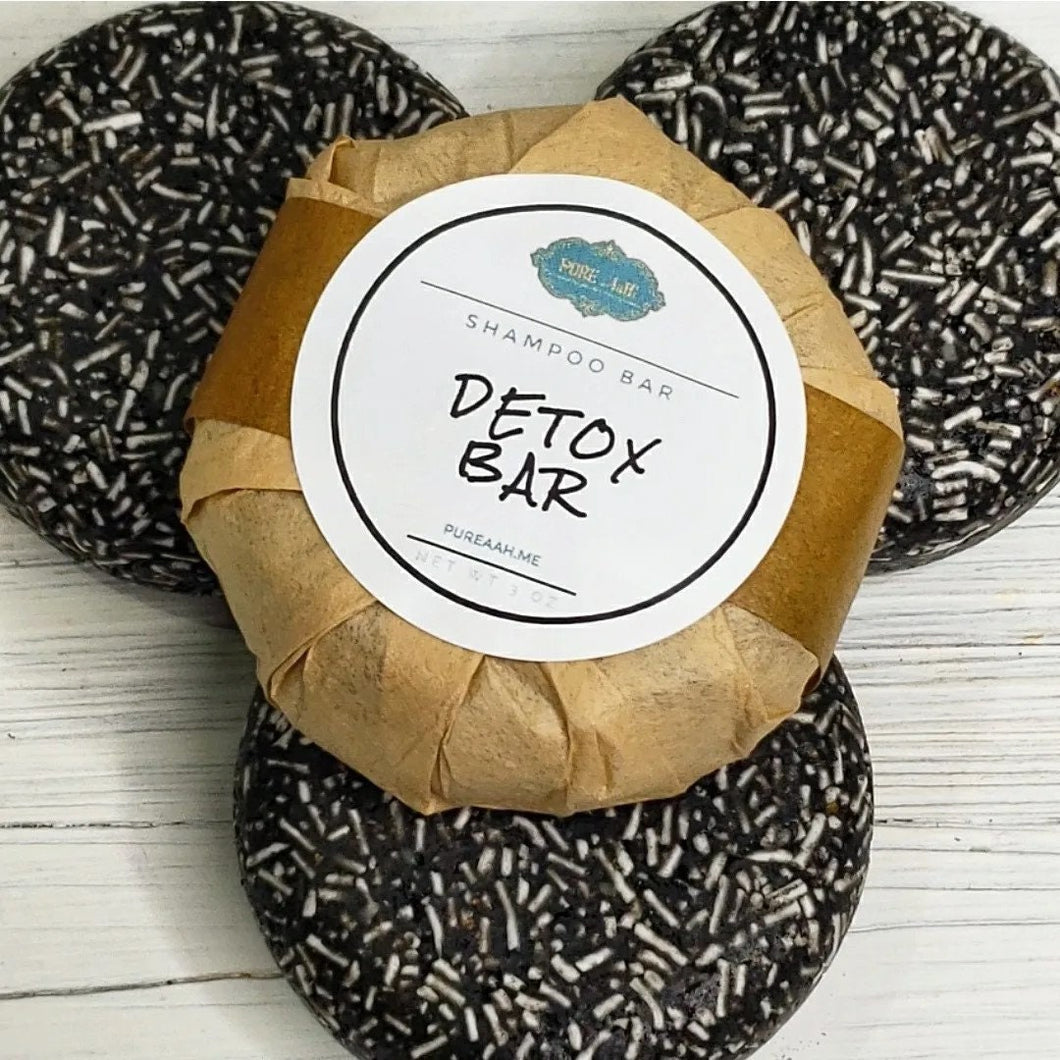 Detox Shampoo & Conditioner Bar - Hair Care - Solid Shampoo - EcoFriendly - Shampoo - Handmade - Activated Charcoal - Dandruff - Conditioner