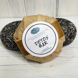 Detox Shampoo Bar - Hair Care - Solid Shampoo - EcoFriendly - Shampoo - Handmade - Activated Charcoal - Dandruff