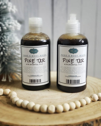 Pine Tar Liquid Soap - Soap - Body wash - Natural - Handmade - Hand soap - Moisturizing