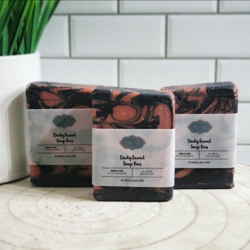 Facial Bar - natural - handmade - soap - activated charcoal