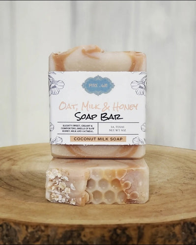 Oat, Milk & Honey Soap Bar - Soap - Handmade - Small Batch