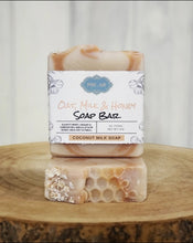 Load image into Gallery viewer, Oat, Milk &amp; Honey Soap Bar - Soap - Handmade - Small Batch