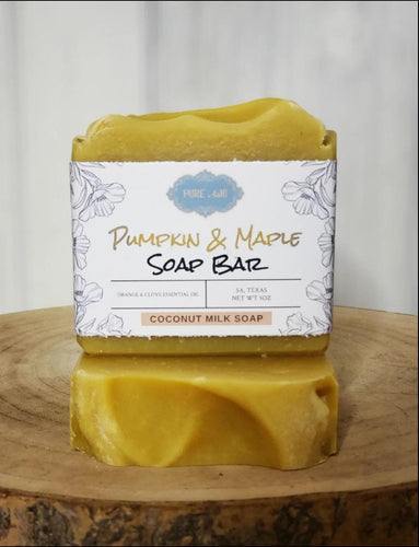 Pumpkin & Maple Soap Bar - Handmade - Natural - PureAah - Soap - Essential Oils