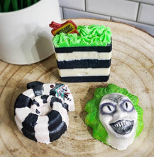 Load image into Gallery viewer, It&#39;s Showtime - BeetleJuice Soap - handmade - soap bar - Halloween - Bathbombs