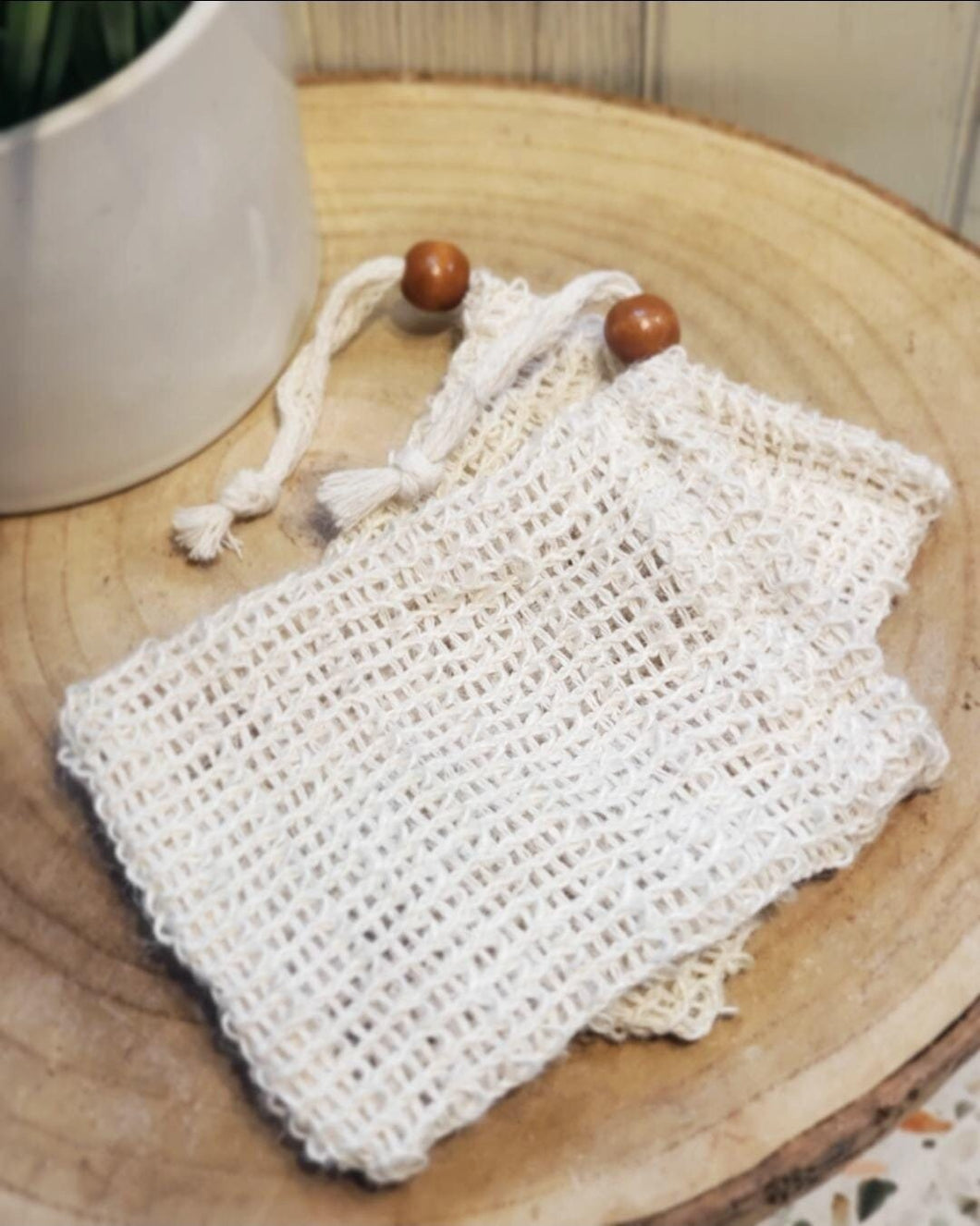 Natural Soap Saver Bag - 100% Sisal Bag