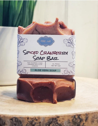 Spiced Cranberry Soap - Soap - Soap bar - plant based- pureaah - Orange - Cranberry - handmade