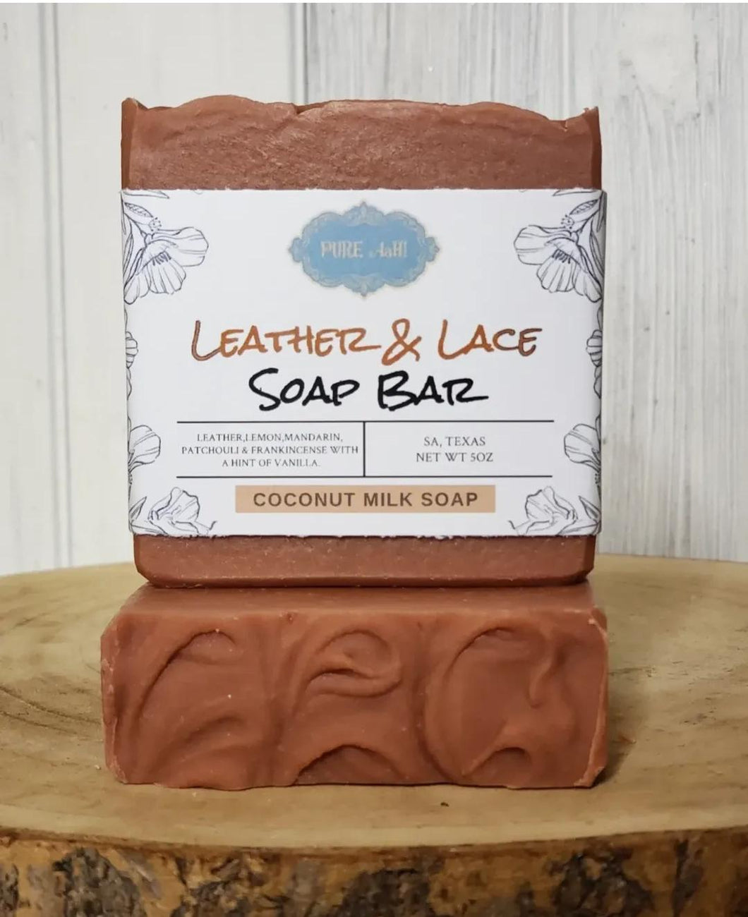 Leather & Lace Soap Bar - Soap - handmade - soap bar