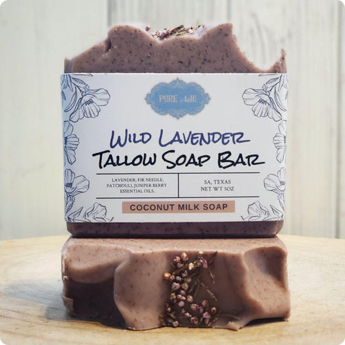 Wild Lavender Soap Bar - Soap - handmade - soap bar - Natural - Tallow