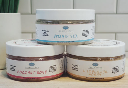 Sugar Scrub -moisturizing - exfoliate - Plant based - natural - handmade - pureaah
